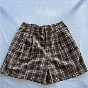 Company by Ellen Tracy 90s plaid shorts size 12